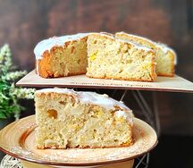 Пирог с яблоком и апельсином