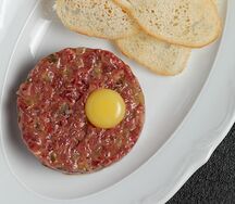 Тартар из молодого бычка