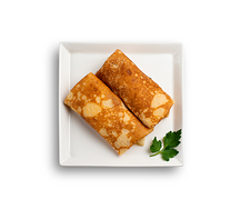 Блины с курицей, яйцом и сыром