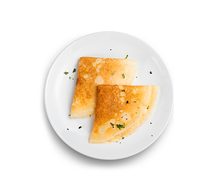 Блины с ветчиной и сыром