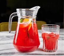 Лимонад клубничный