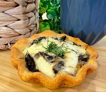 Перепечи с грибами