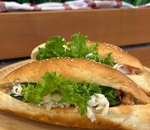 Сэндвич с курицей и сыром