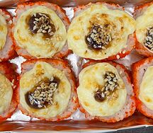 Запеченная Калифорния с креветкой