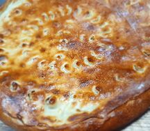Пирог с курицей с грибами