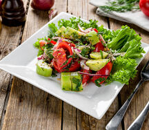 Салат овощной по-домашнему