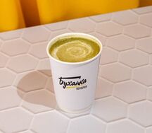 Матча латте на банановом молоке