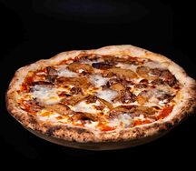 Утка, яблоки, горгонзола