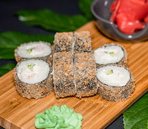 Горячий ролл кани маки 