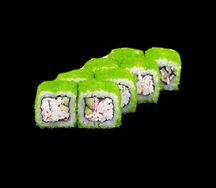 Ролл зелёный краб
