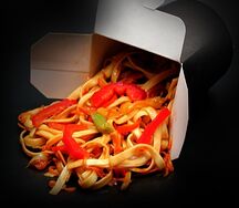 Удон с курицей 