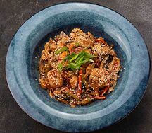 Вок с морепродуктами