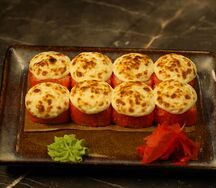 Запеченные с лососем