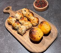 Грибы на мангале