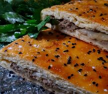 Пирог с говядиной и картофелем