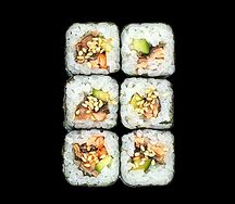 Мини-ролл с угорь