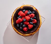 Чизкейк с ягодами