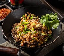 Рис с говядиной и овощами