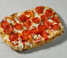 Пицца Дьябло с халапеньо на римском тесте