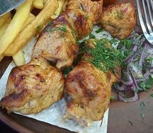 Куриная грудка на мангале 