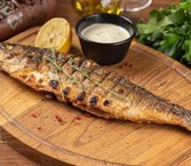 Сибас на углях