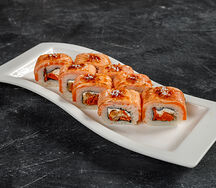 Ролл лосось-карамель