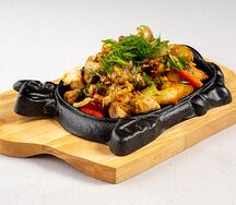 Жаркое на сковородке