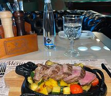 Стейк Фламбе