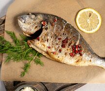 Дорадо на гриле