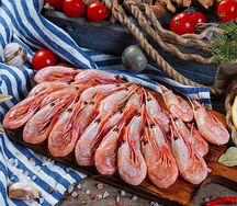 Креветки отварные 