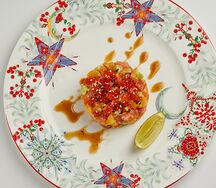 Тартар из лосося