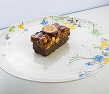 Брауни с карамелью