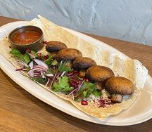 Шампиньоны на гриле