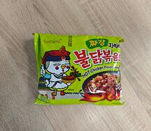 Лапша Buldak со вкусом черного бобового соуса Чачжан