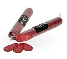 Колбаса сырокопченая салями Нежная Велмит