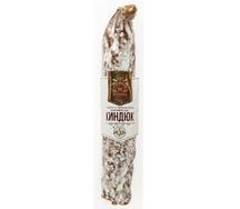 Колбаса сырокопченая рубленая Киндюк в обсыпке