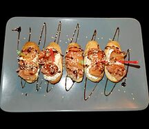 Канапе с лососем