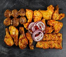 Ассорти шашлыков из курицы