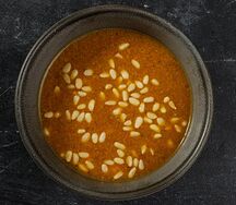 Крем-суп с кедровыми орехами