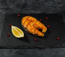 Семга на углях