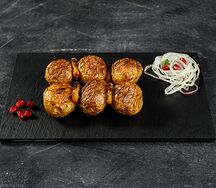 Картофель молодой на мангале