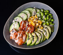 Поке с лососем