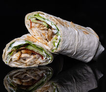 Ролл цезарь в лаваше