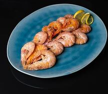 Креветки отварные