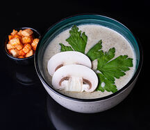 Крем суп с грибами