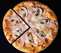 Ветчина грибы 25 см