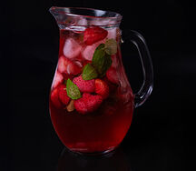 Лимонад клубничный