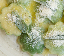 Равиоли рикотта-шпинат