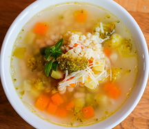 Минестроне с курочкой