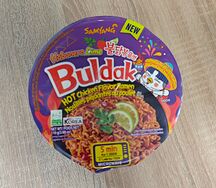 Лапша Buldak со вкусом лайма и перца хабанеро